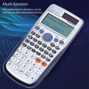 FX-991ES PLUS Calculatrice Scientifique 417 Fonctions de l'Université de l'Outil de Calcul Étudiants Financiers du Bureau Fournitures