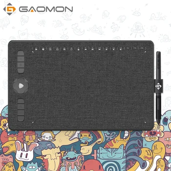 GAOMON M1230 12’ Numérique Tablette Graphique pour la Peinture/Écriture avec 8192 Niveaux Pen & 13 Touches Multimédia, le Support d'Android OS