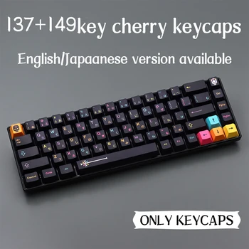 GMK Mictlán noir personalizadas touches Cherry Profil de 60% fixé PBT ceycaps pour clavier mécanique cherry mx 7U espace