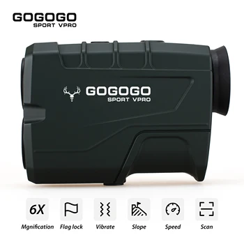 Gogogo Sport Vpro 1000m de Chasse Télémètre Militaire avec la Vitesse de Balayage de la Pente Mode télémètre de Golf de Laser de mesure de Distance GS19G