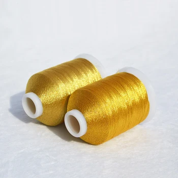 Grand rouleau: 3 brins 6 brins, 9 brins, 12 des fils d'or et fil d'argent, fil tressé, couleur de bracelet, de fil d'or