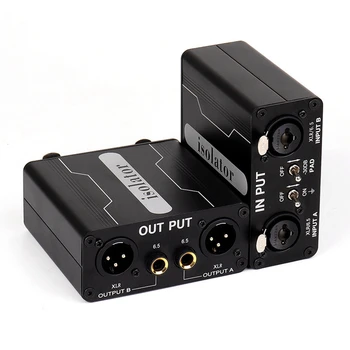 GX200 Audio Isolateur de Son Actuel d'Annulation de Bruit de table de Mixage Microphone Common Ground Filtre Multifonctionnel de l'Amortisseur de Bruit Compteur