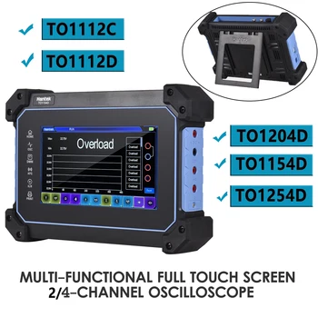 Hantek TO1112C/TO1112D Écran Tactile Oscilloscope Tablette Multimètre 2 Canaux 110MHz de la bande Passante 250MSa/S fréquence d'Échantillonnage du Signal d'Aigre