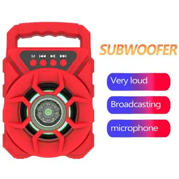 Haute-fidélité haut-Parleur Bluetooth haut-Parleur d'Extérieur Mini Audio Puissance Durable haut-Parleur sans Fil Fm Radio du Son Surround Karaoké