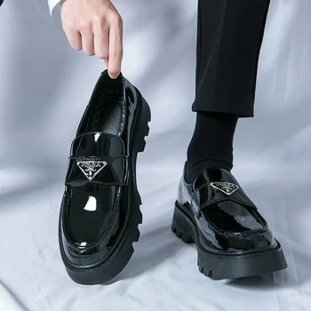 Haute qualité pour hommes occasionnels chaussures chaussures de conduite de la mode épais fond augmentation de mâle de chaussures confortables pour hommes chaussures