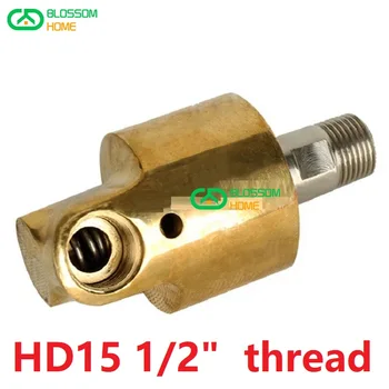 HD15 DN15 1/2 po raccord rotatif 360 rotary mixte de l'Eau air huile d'attelage pivotant Spray universel connecteur en laiton de rotation de l'union