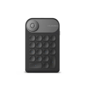 Huion K20 Keydial mini Clavier pour le Dessin de la Tablette, PC et Téléphone,18 Touches Clavier + Cadran Contrôleur,version mise à Niveau