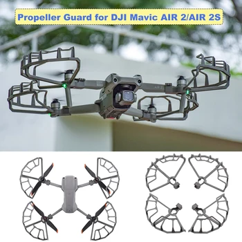 Hélice de Garde pour DJI Mavic AIR 2/AIR 2S Drone de Libération Rapide de l'Hélice cercle de Protection Protecteur de la Cage Drone Accessoire