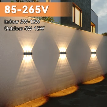 IP65 Extérieure de la Paroi Lampes Blanc Chaud de la Paroi de l'éclairage Extérieur de Paysage Porche de l'Éclairage de Chambre à coucher Salle de Séjour décoration Murale Led Luminaire Applique