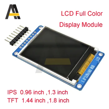 IPS, Écran TFT 0.96/1.3/1.44/1.8 pouces IPS 7P SPI HD 65K Couleur LCD Module ST7735 Lecteur IC 80*160 (Pas OLED) Pour Arduino