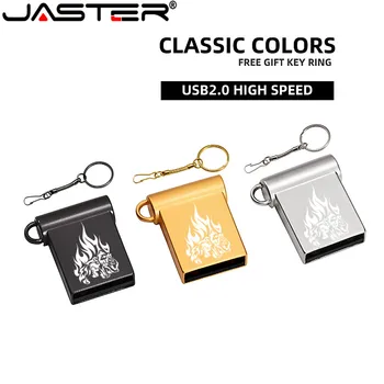 JASTER Mini USB 2.0 32 GO 64 GO Réel capaciteit lecteur flash usb de 128 go clé usb 16GB 8GB stylo de disque u disque flash memory stick