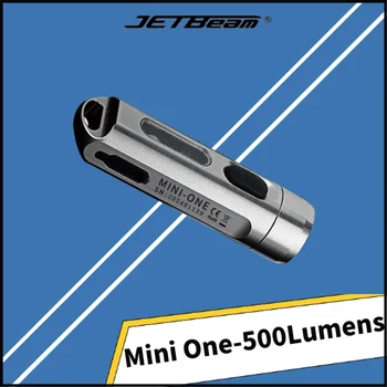 JETBEAM MINI-UN Trousseau de Lumière 500LMS 365nm 5-les Couleurs de l'USB Rechargeable en Acier Inoxydable Portable lampe-Torche UV de l'Éclairage Extérieur