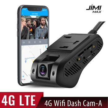 JIMIMAX 4G Dash Cam Pour Voiture JC400P 24h de Stationnement de Moniteur de Hotspot Wifi Double Enregistreur Vidéo en Direct de GPS de Véhicule de Dashcam Distance de Parler