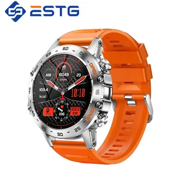 K52 Smart Watch Hommes 1.39 pouces IPS Écran Bluetooth Appel Personnalisé Cadran le rythme Cardiaque de Surveillance de la Santé de Sport en plein air Smartwatch