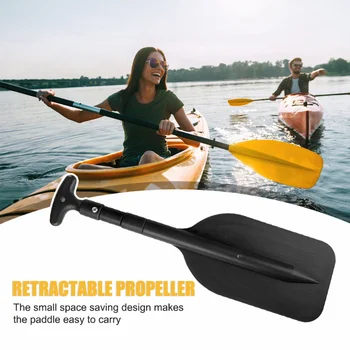 Kayak, Pagaies De Sécurité Portable Télescopique Rafting Rétractable Paddle Rame Télescope Mobile De La Navigation De Plaisance En Eau De Sport Accessoires Pour Bateaux