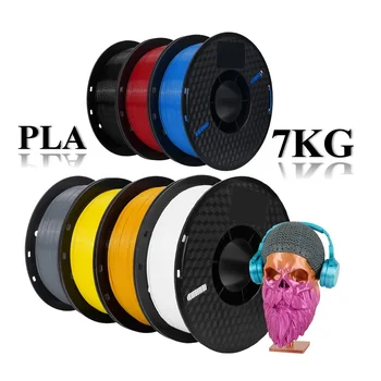 KINGROON 7KG fil PLA 1.75 mm Impression 3D en matière Plastique 100% Sans Bulles de Couleurs Multiples de Haute Qualité pour imprimantes 3D FDM