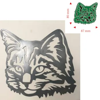 La découpe de métal meurt moule animal chat décoration de papier de Scrapbooking couteau de la lame de moule de poinçon de pochoirs