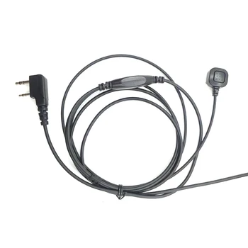 La gorge Micro Talkie-Walkie Casque émetteur-Récepteur Pour Talkie-walkie PTT Laryngophone Écouteur Pour TYT Baofeng UV-5R BF-888S RT5R H77