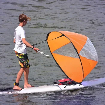 La GUÉRISON SUP de Surf Accessoires Power Voile Hélice Repliable Gonflable Pagaie de Kayak, Wakeboard Sphérique Voile planche de Surf