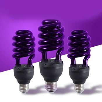 La Lumière noire UV Ampoule avec Bouchon à Vis Basse Énergie AC 220V 30w/40w 365nm 300-400NM Gamme Remplaçable de l'Ampoule de Lampe E27 Base