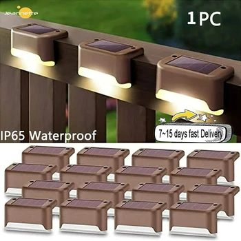 Lampe solaire de Chemin Pont de Jardin en plein air de Lumières de LED Imperméable à l'eau Balcon Éclairage de Décoration pour le Patio Escalier Barrière de Lumière du soleil à l'Extérieur
