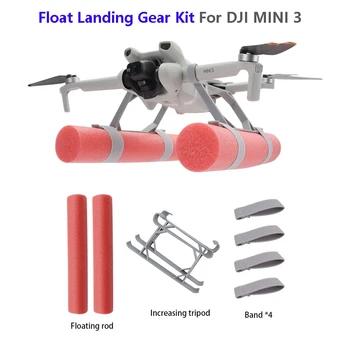 Landing Skid Flotteur Kit d'Extension Pour DJI Mini 3/Mini 3 PRO Drone de l'Eau de train d'Atterrissage Sur l'Eau, équipement de Formation d'Accessoires