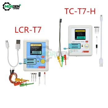 LCR-T7 TC-T7-H LCR-TC1 Multifonctionnel de la Diode Triode de Capacité du Compteur ESR TFT rétro-éclairage Transistor Testeur Mesureur LCR Multimètre