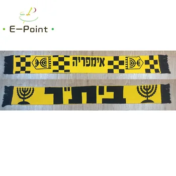 Le Beitar 145*18 cm Taille Beitar Jerusalem FC Foulard pour les Fans de Double-face en Tricot BY001