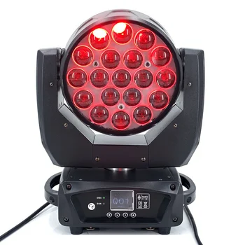 LED 19x15W de faisceau de RGBW de Lavage/Zoom Lumière DJ Professionnel/Barre de LED d'Étape de Machine de DMX512 LED de Lumière de Zoom Faisceau Cercle de contrôle de la lyre