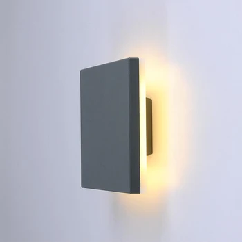 LED Lampe de Mur Extérieur Étanche IP55 Jardin Décoratif de Mur de Lumière de Porche Éclairage de Couloir salle de Bain Luminaire AC110-260V