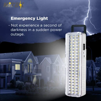 LED Lumière d'Urgence Portable Mural Automatique Rechargeable Lanterne de Lumière de Travail de la Batterie de l'Ampoule Pour la Maison de Panne de courant