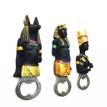L'egypte 3D Pharaon Aimants pour Réfrigérateur Ouvreur de Bouteille de Réfrigérateur Magnétique Articles de Décoration de l'Artisanat