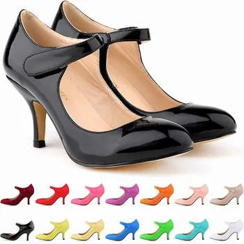 Les femmes Boucle à ardillon bout Pointu 6cm de Haut Talons de la Mode Sexy Chaussures de Femmes de Pompes Chaussures de Mariage d'Affaires Travaillant Chaussures Femme Zapatos Mujer