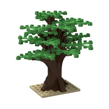 Les petites Particules de Modèle de Bloc de Construction de L'Arbre 52PCs Paysage Végétal contenant des instructions Compatibles avec les Blocs de Construction LEGO