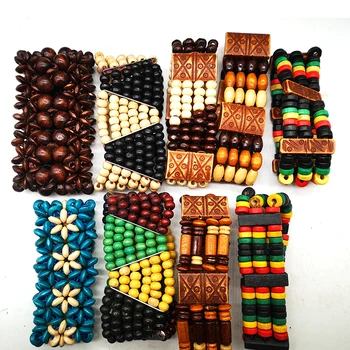 Livraison Gratuite!! multi en bois bracelets en perles peut mélanger les couleurs