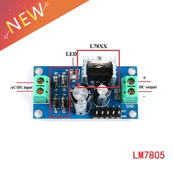 LM7805 LM7809 LM7812 DC/AC à Trois bornes du Régulateur de Tension du Module d'Alimentation 5V, 9V, 12V Sortie Max 1.2