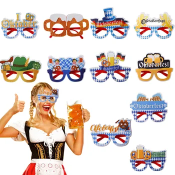 L'Oktoberfest, fête de la danse de la chope de bière lunettes de photo prop maquillage prop carnaval de la décoration de Carnaval Lunettes Événement Approvisionnements de Décoration
