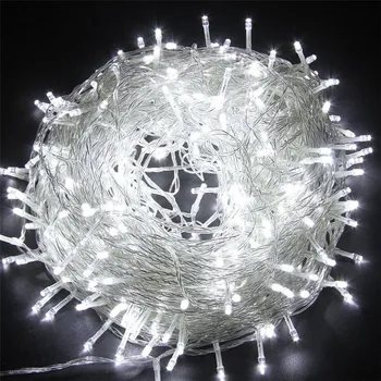 LSDM de Noël Extérieur Chaîne de LED Lumières de 100M de 20M 10M 5M Luces Decoracion de Fées de la Lumière des Lumières de noël de l'Éclairage de l'Arbre Garland