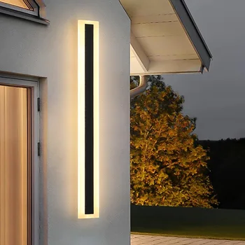 Lumières d'extérieur Imperméable Moderne Simple IP65 LED Couloir Porche de la Décoration pour le Jardin de la Villa la Porte Patio Balcon Lampe de Mur