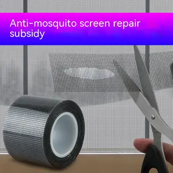 L'écran de Ruban de Réparation de Fenêtre de Porte Imperméable à l'eau Patch Auto-adhésif Super Fix Anti-Insecte Porte moustiquaire Filet Brisé Trous de Réparation