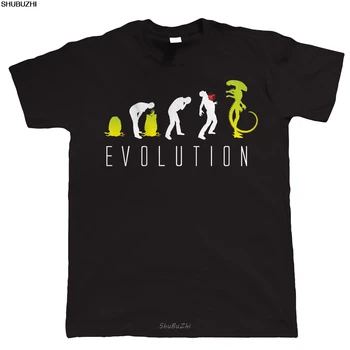 L'évolution de l'Étranger, Drôle Mens Sci-Fi - T-Shirt hommes t-shirts en coton d'été de la marque de t-shirt taille euro expédition de baisse sbz3306