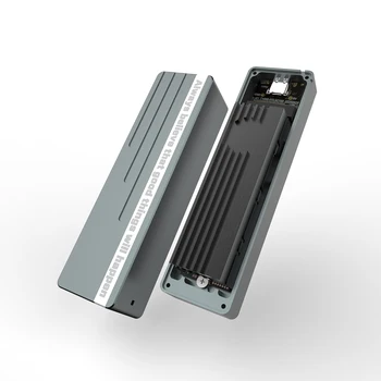 M. 2 SSD NVMe Boîtier NVMe à l'Adaptateur USB de 10 gbit / s USB 3.2 Gen2 USB Externe Case pour Samsung 980 Pro avec Dissipateur de chaleur PCIE4.0