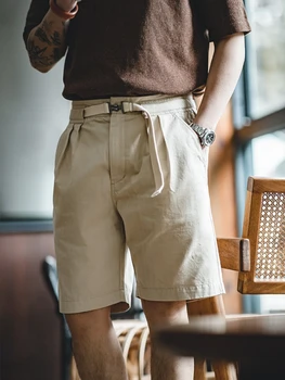 Maden 2023 Shorts de l'Été pour l'Homme Américaine de vêtements Essentiels composant logiciel Enfichable de la Ceinture du Coton des Hommes Shorts Cargo Amekaji Extérieure à Court Pantalon