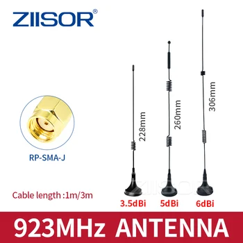 Magnétique LoRa 923 MHz Antenne RP SMA Mâle 923MHz Antennes pour amplificateur de Signal sans Fil de Module de Wifi Antenne avec Câble de 3m 5m