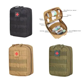 Militaire EDC Tactique Sac Ceinture Pack Veste de Chasse d'Urgence du Pack des Outils d'Extérieur Médical de Premier Secours Trousse de Camping de Survie de Poche