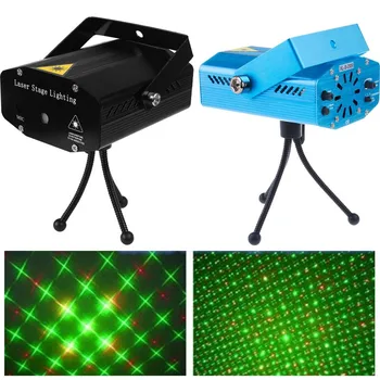 Mini LED Projecteur Laser Décorations de Noël de Laser de Disco de Laser de Lumière Light Dj Vocale DJ Disco soirée de Noël du Club de la Lumière