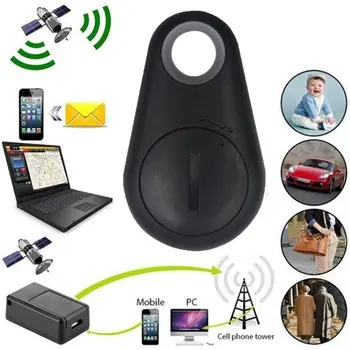 Mini Mode Smart Chien de compagnie Bluetooth GPS Tracker Anti-perte d'un Dispositif d'Alarme de la Balise sans Fil Enfant Sac Wallet Key Finder Locator pour l'Enfant