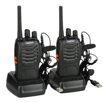 Mini Talkie-Walkie Radtel RT88 Portable Two Way Radio FRS Radio Comunicador Vox Longue portée des Enfants Talkie-Walkie pour Audlt d'Affaires