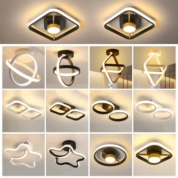 Moderne LED plafonniers Salle de Séjour Allée Couloir Appartements Lampes de Plafond s'allume pour l'Éclairage de Couloir de Luminaires d'Éclairage Intérieur