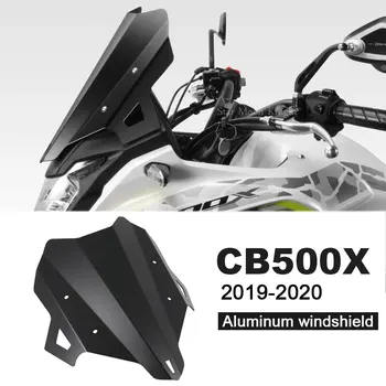 Moto en Aluminium pare-brise Pour Honda CB500X CB 500 X CB500 2019 - 2020 Accessoires pare-Brise-Vent Deflectore